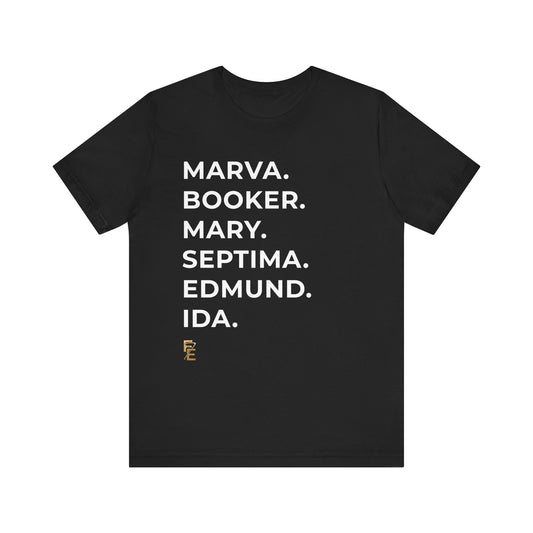 Motivational Unisex Tee - "Legacy" Black Jersey Shirt